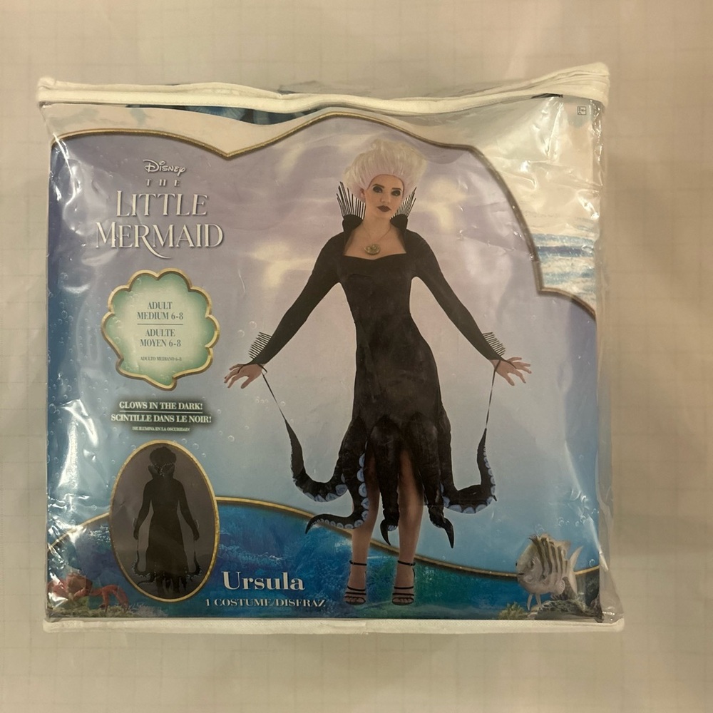 Disney Little Mermaid Ursula Black Costume